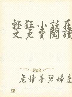 轻狂小说在线全文免费阅读