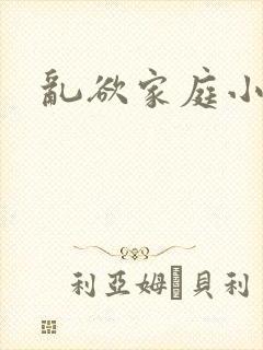乱欲家庭小说封面