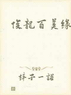 俊龙百美缘小说