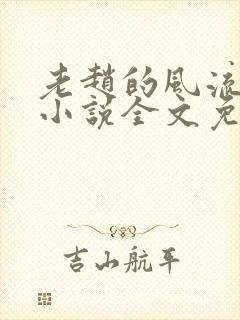 老赵的风流人生小说全文免费阅读