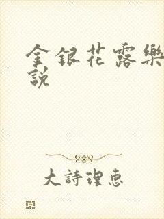 金银花露乐可小说封面