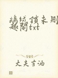 鹅绒锁未删除笔趣阁txt