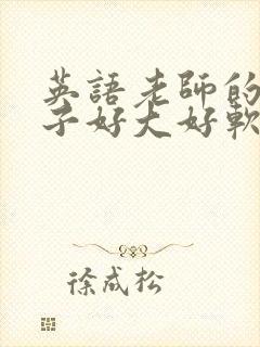 英语老师的小兔子好大好软水