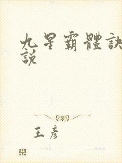 九星霸体诀 小说封面