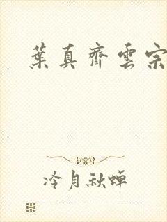 叶真齐云宗免费
