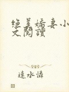 绝美娇妻小说全文阅读