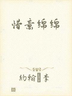 惜意绵绵封面