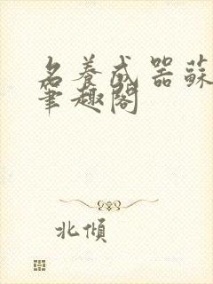 名养成器苏沫沫笔趣阁