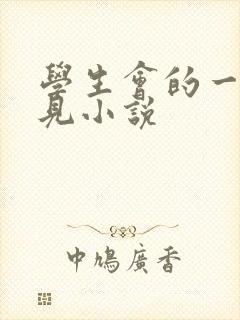 学生会的一己之见小说封面