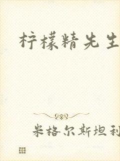 柠檬精先生封面