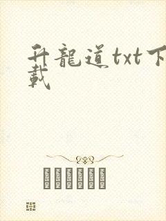 升龙道txt下载