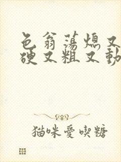 色翁荡熄又大又硬又粗又动态图