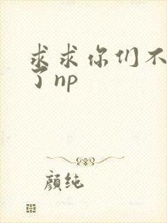 求求你们不要做了np