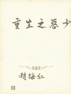 重生之恶少封面