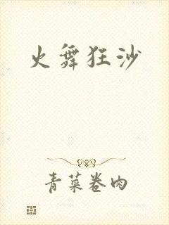 火舞狂沙封面