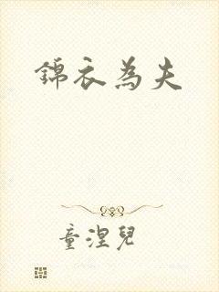 锦衣为夫封面