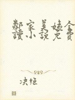 邻家美姨全文阅读小说免费封面