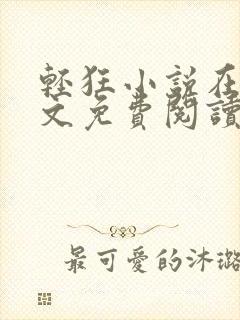 轻狂小说在线全文免费阅读