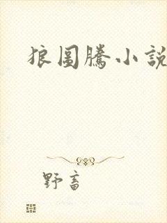狼图腾小说