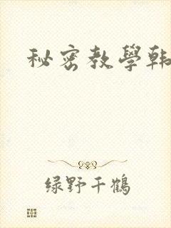 秘密教学韩漫