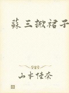 苏三掀裙子