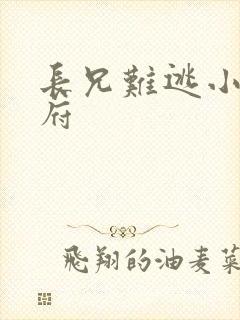 长兄难逃小说萧府封面