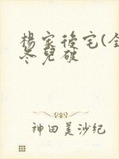 杨家后宅(全)冬儿破