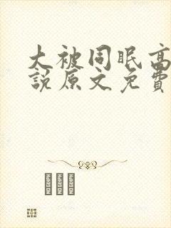 大被同眠高粱小说原文免费阅读