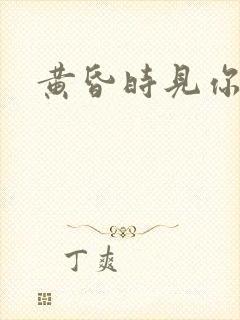 黄昏时见你