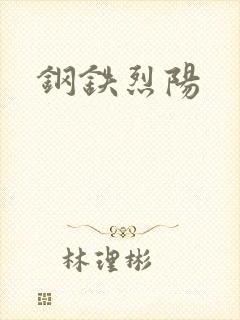 钢铁烈阳封面