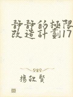 静静的极限自我改造计划17