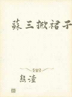 苏三掀裙子