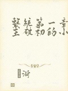 系统第一章给宿主破初的小说