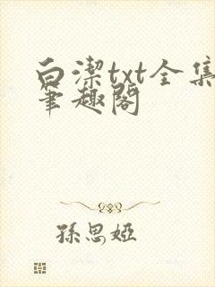 白洁txt全集笔趣阁
