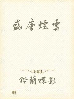 盛唐烟云封面