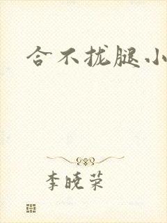 合不拢腿小说