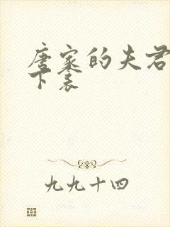 唐家的夫君们帘下衾封面