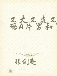 又大又爽又黄无码A片男和男