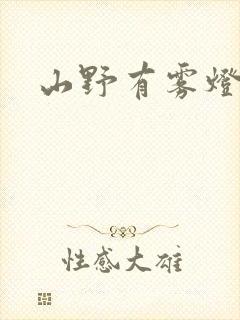 山野有雾灯