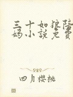 三十如狼陪读妈妈小说免费阅读