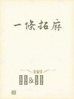 一条拓麻封面