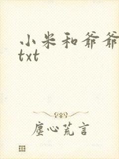 小米和爷爷全篇txt
