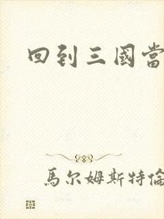 回到三国当军阀封面