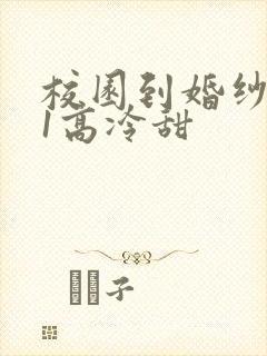校园到婚纱1V1高冷甜