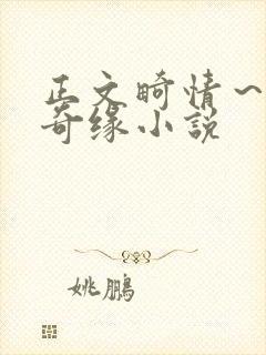 正文畸情～内裤奇缘小说封面