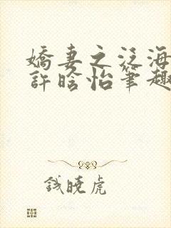 娇妻之泛海之舟许晗怡笔趣阁