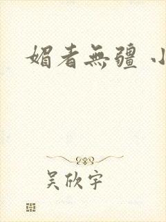 媚者无疆 小说封面
