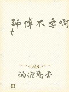 师傅不要啊txt