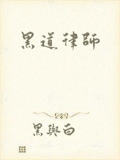黑道律师封面