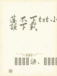 落不下txt小说下载
